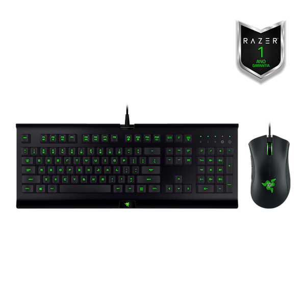 Teclado Gamer Cynosa Pro + Mouse Deathadder 2000 Dpi Combo Razer