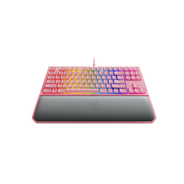 Teclado Razer Blackwidow Tournament Chroma v2 Quartz Pink