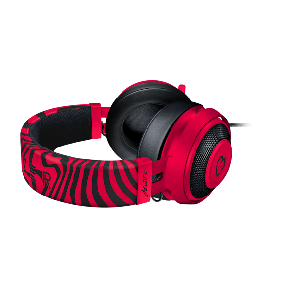 Headset Razer Kraken Pro V2 PewDiePie Neon Red